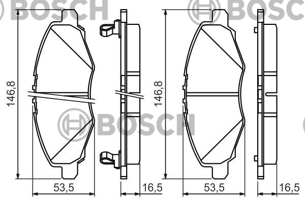 Toyota Hilux Ön Fren Balatası 2006-2008